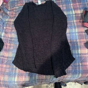 Black knitted top